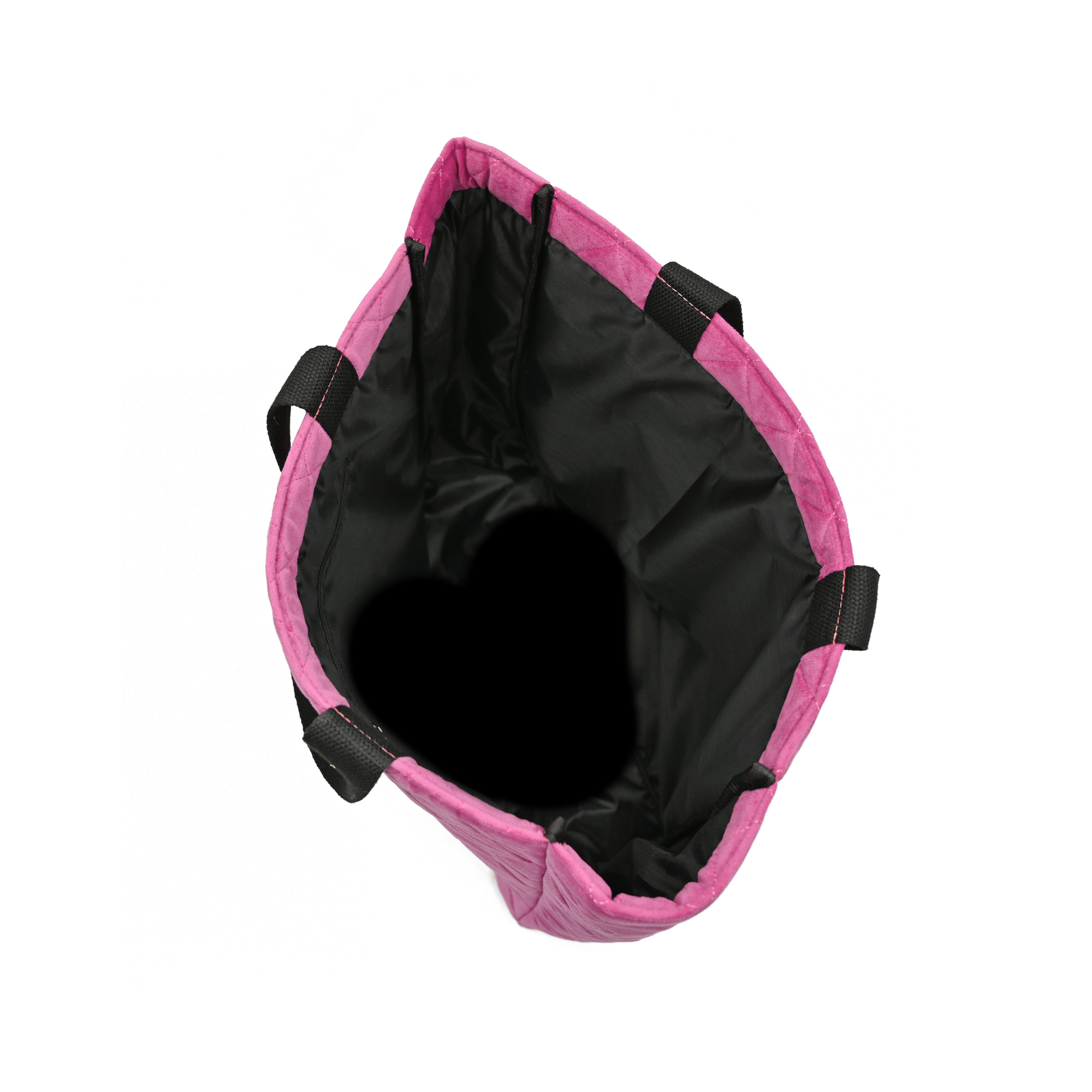 Women's Magenta Quilted Tote Bag