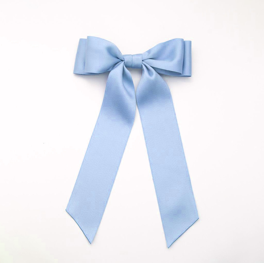 Oversized Matte Satin Bow