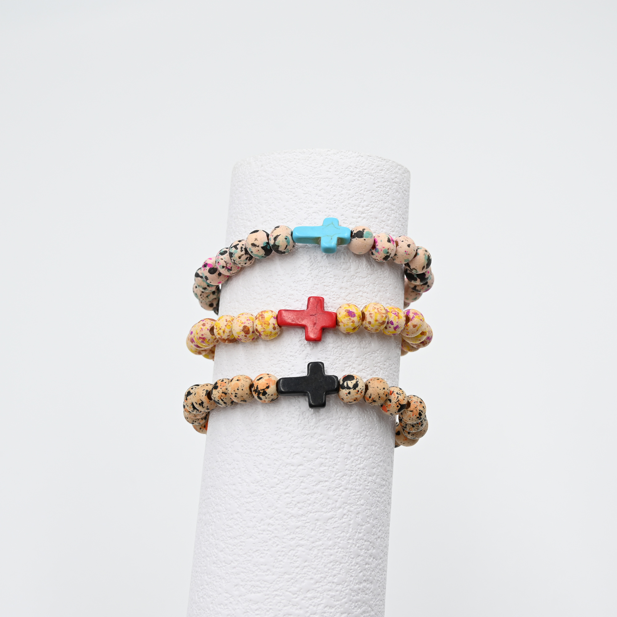 Beaded Cross Bracelets