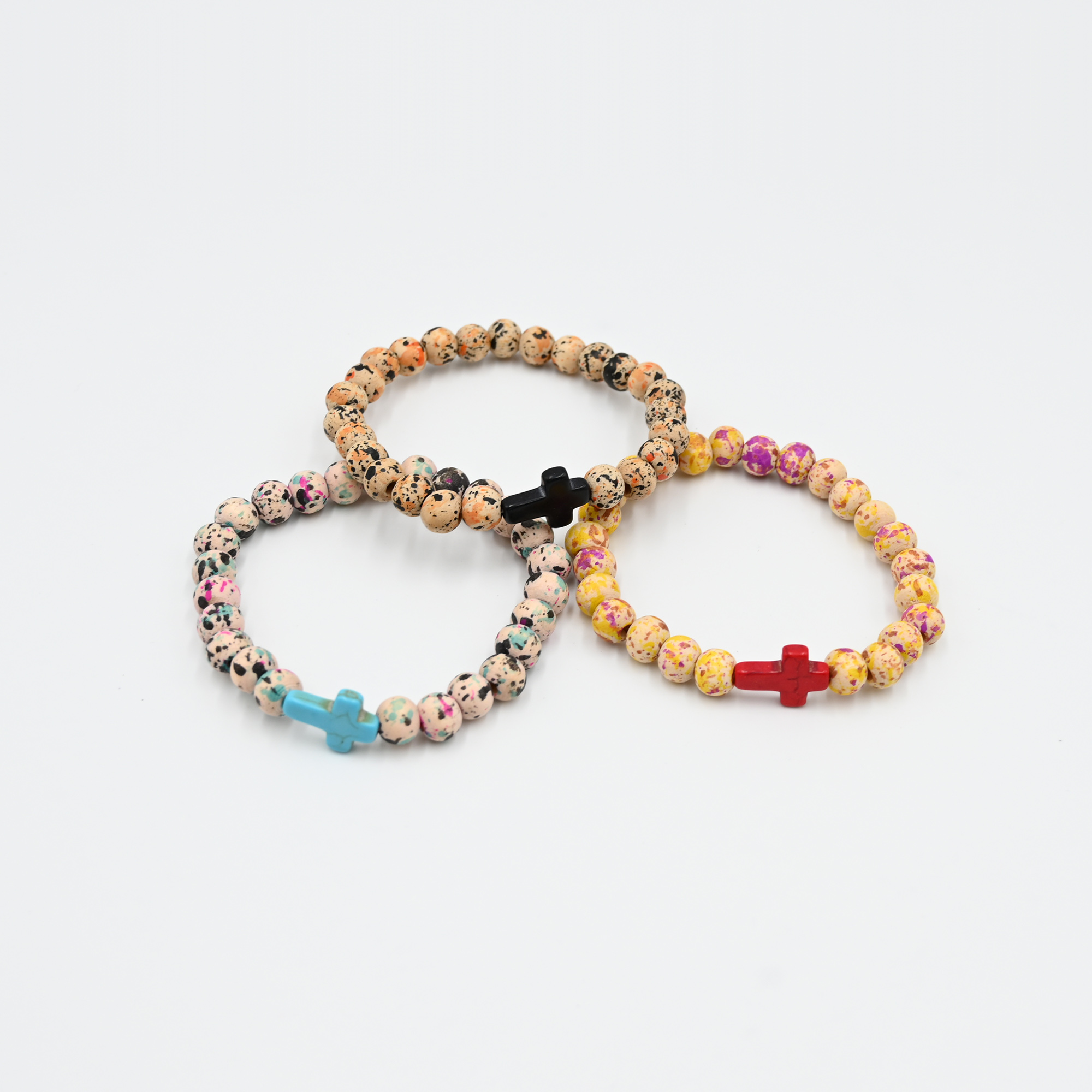 Beaded Cross Bracelets