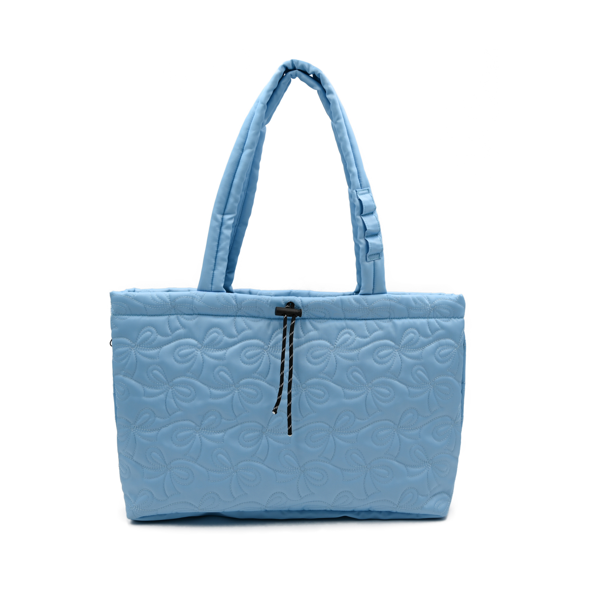 Drawstring Butterfly Quilted Tote