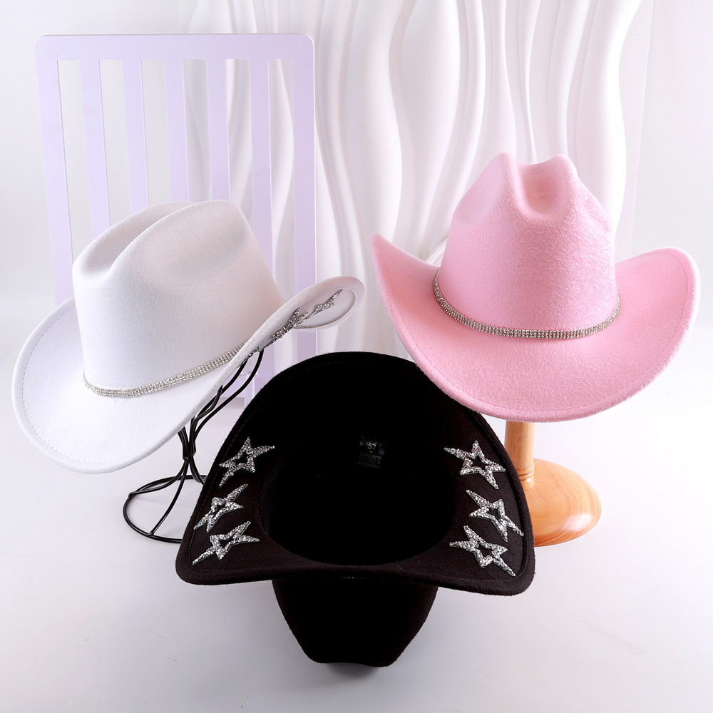 Bling Rhinestone Western Cowgirl Hat