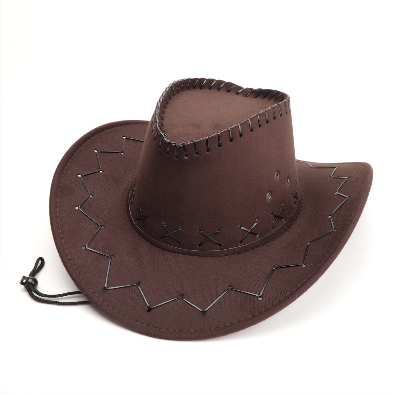 Suede Cowboy Hat Good Breathability