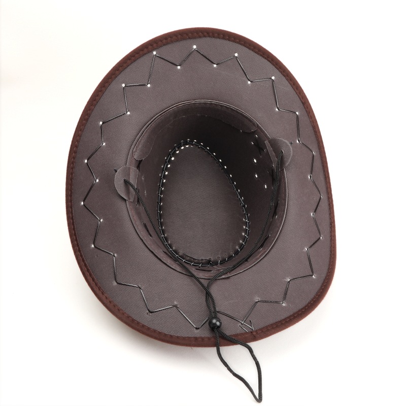 Suede Cowboy Hat Good Breathability