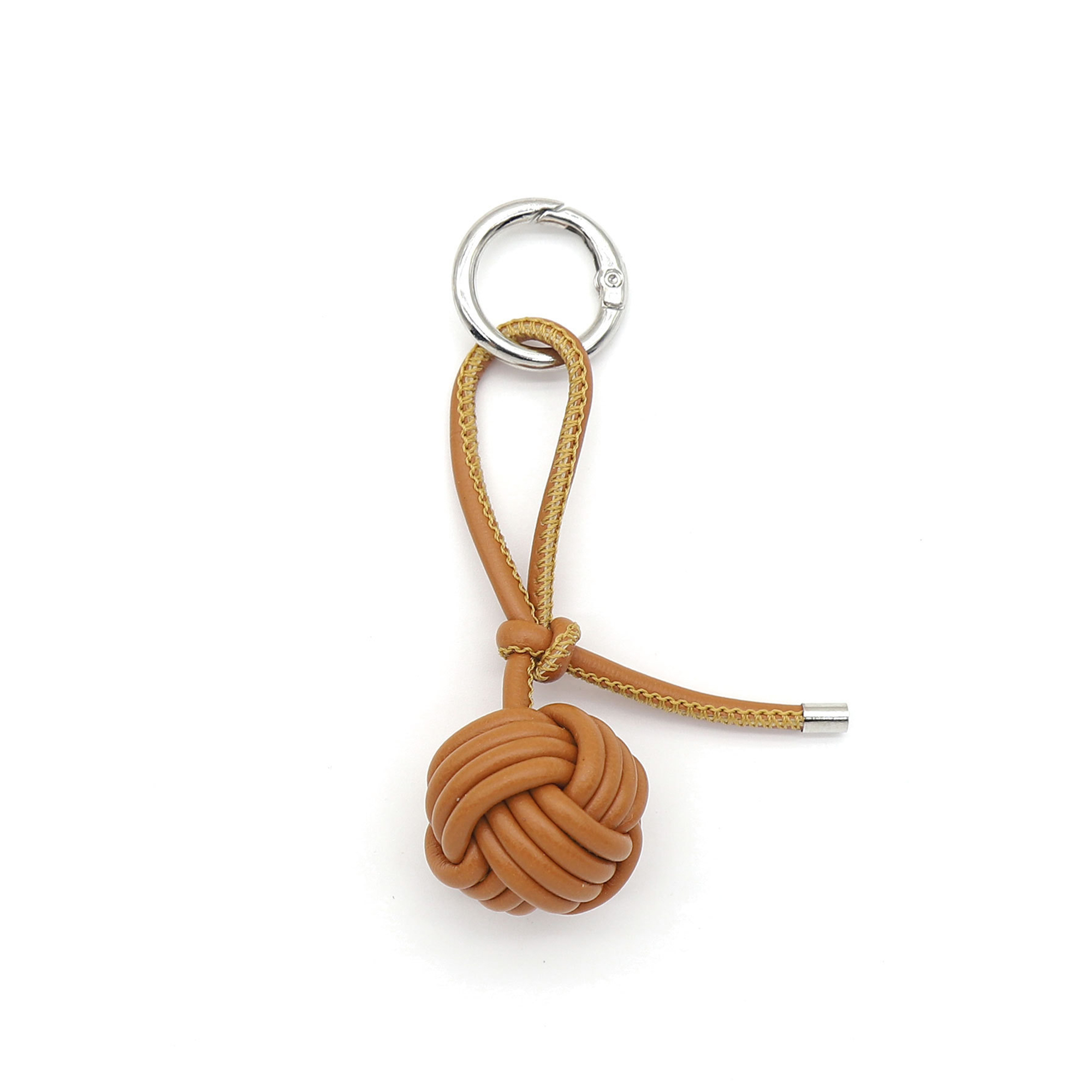 PU Leather Rope Ball Charm