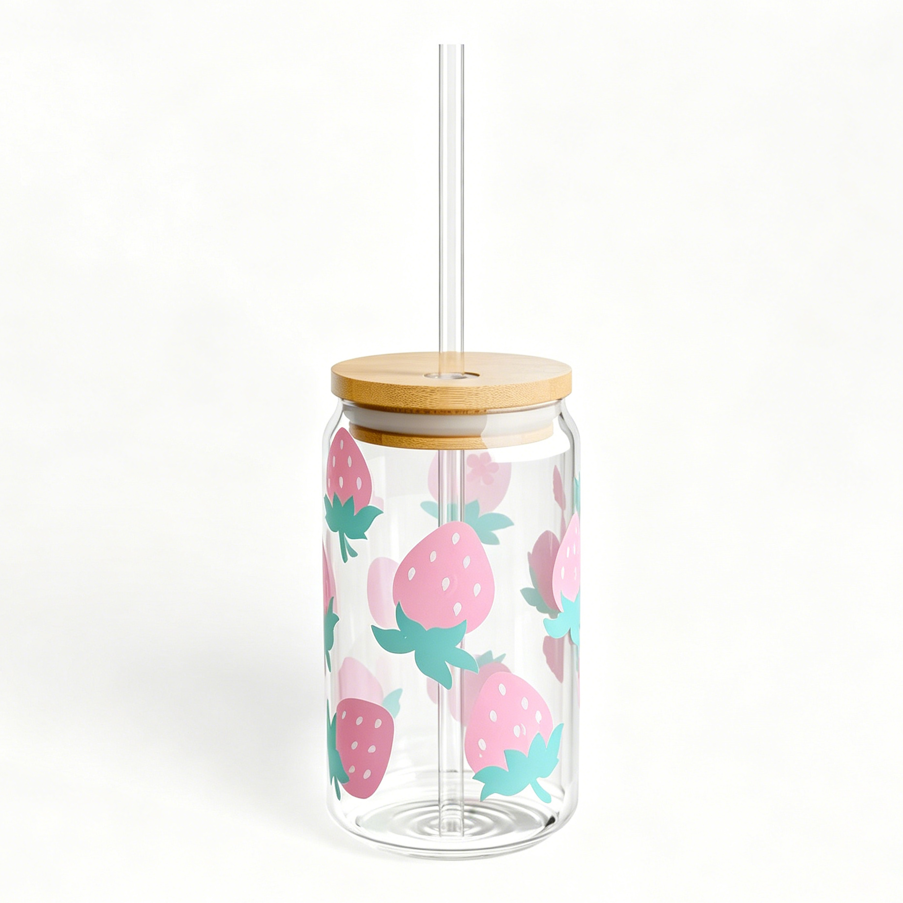 Tumbler Sipper Glass 16oz