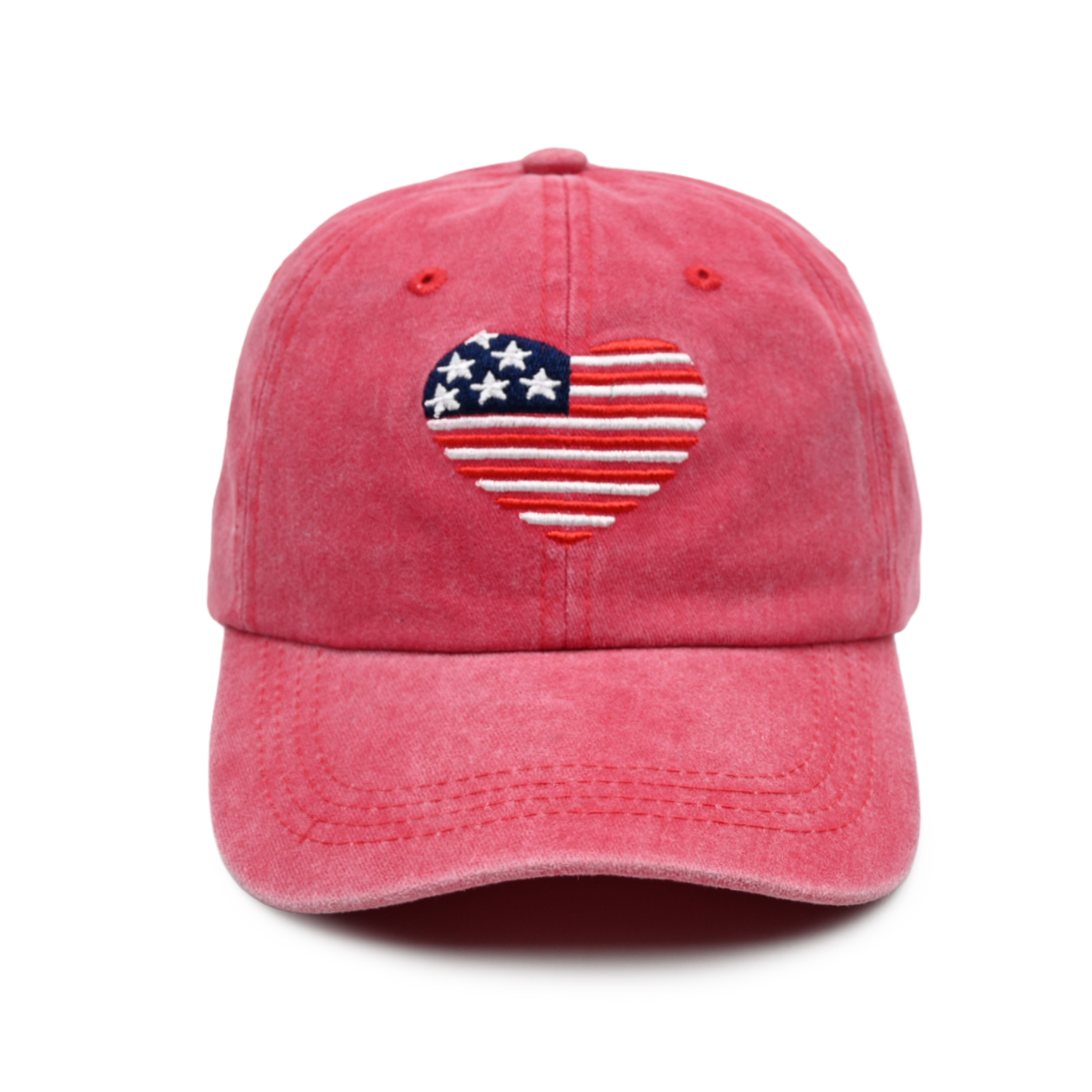 Heart Shaped Flag Vintage Hat