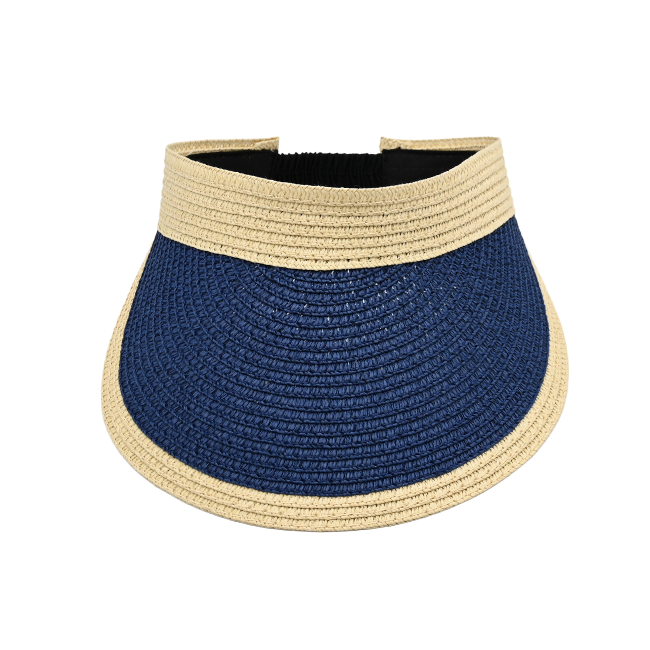 Paper Braid Raffia Visor Sun Straw Hat
