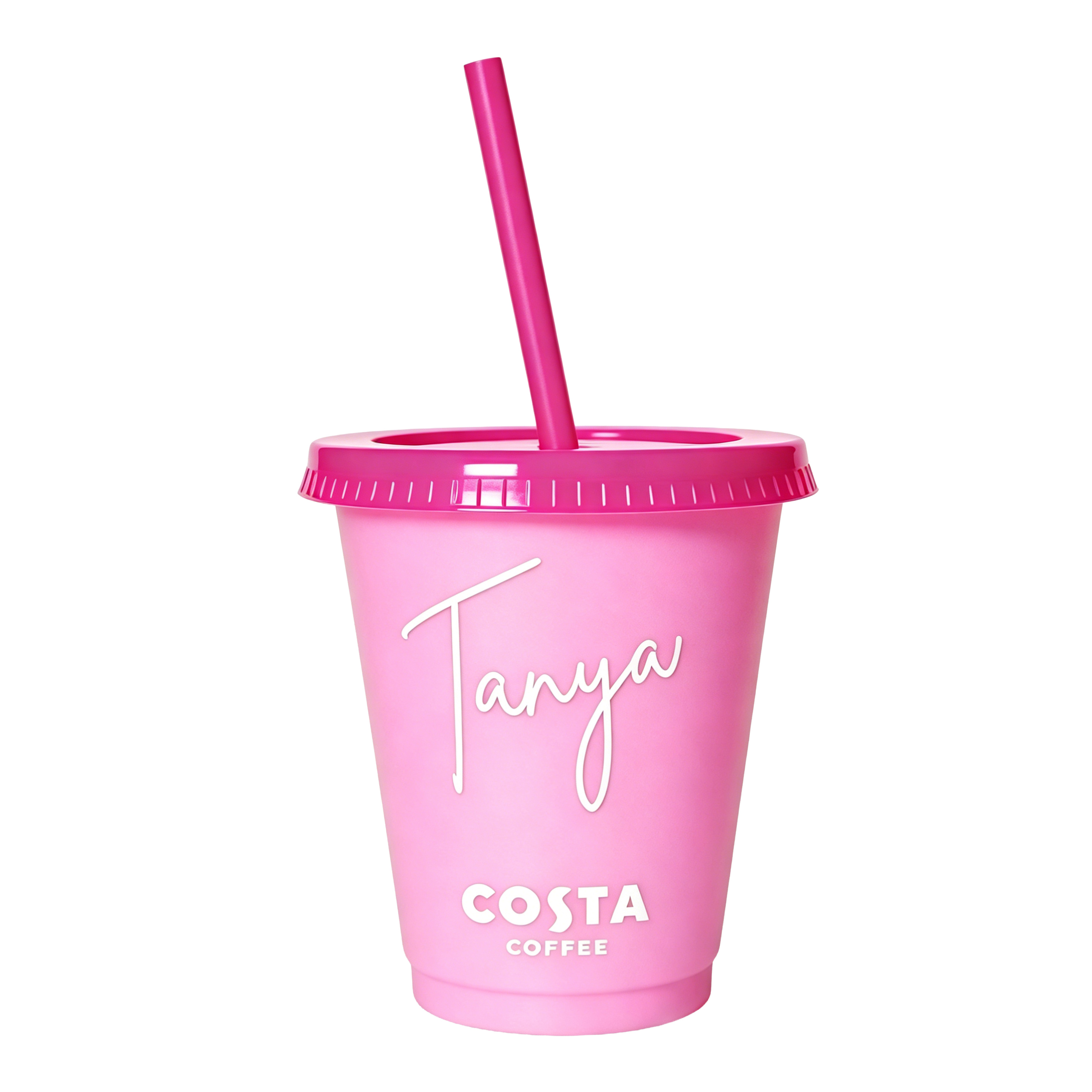 Personalised Color Changing Costa Cold Cup: Custom Name Gift