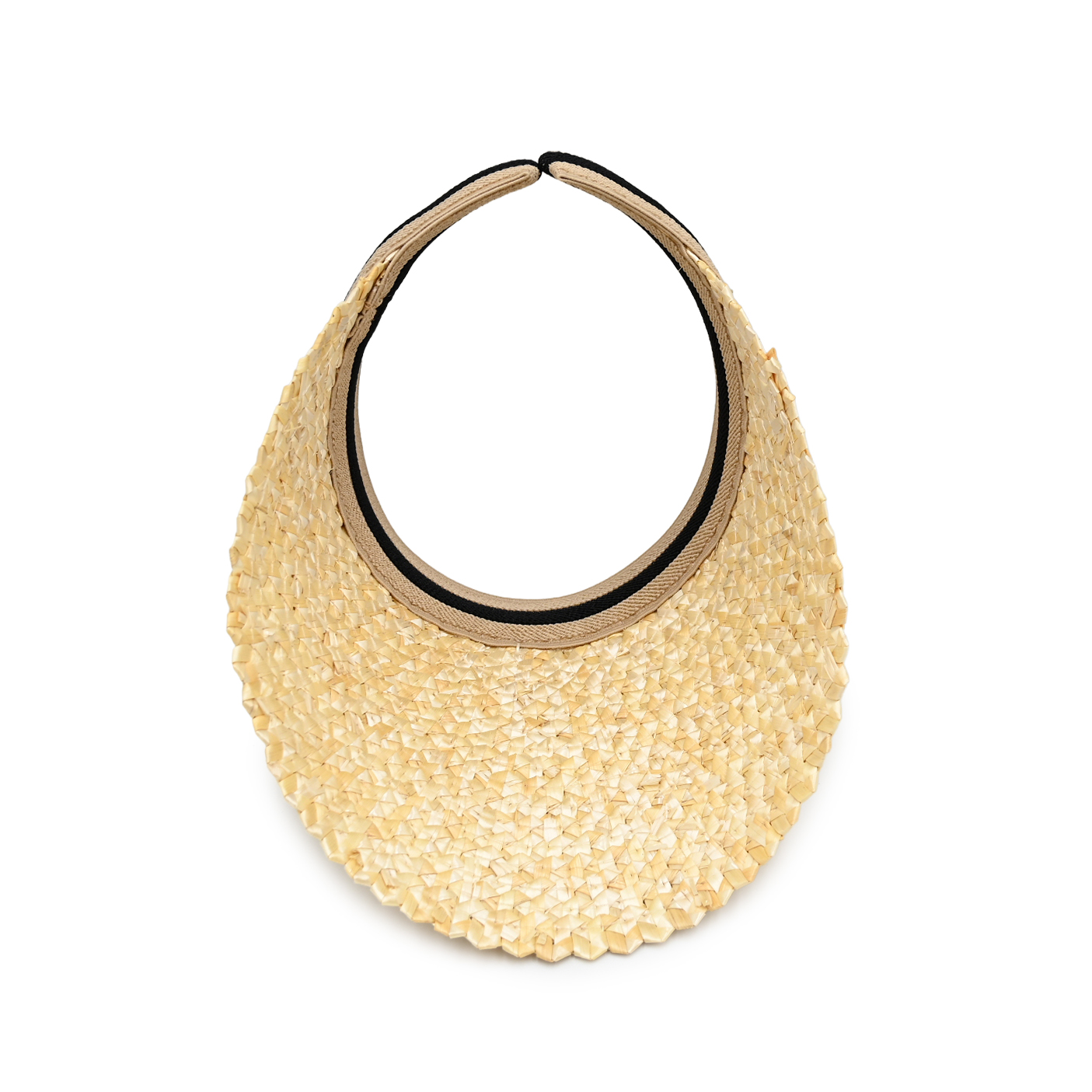 Women Handmade Raffia Sun Visor