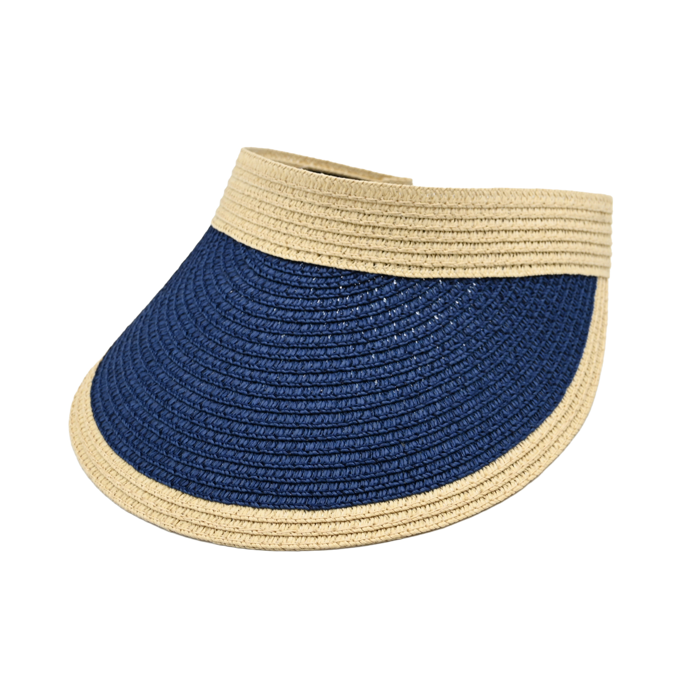 Paper Braid Raffia Visor Sun Straw Hat