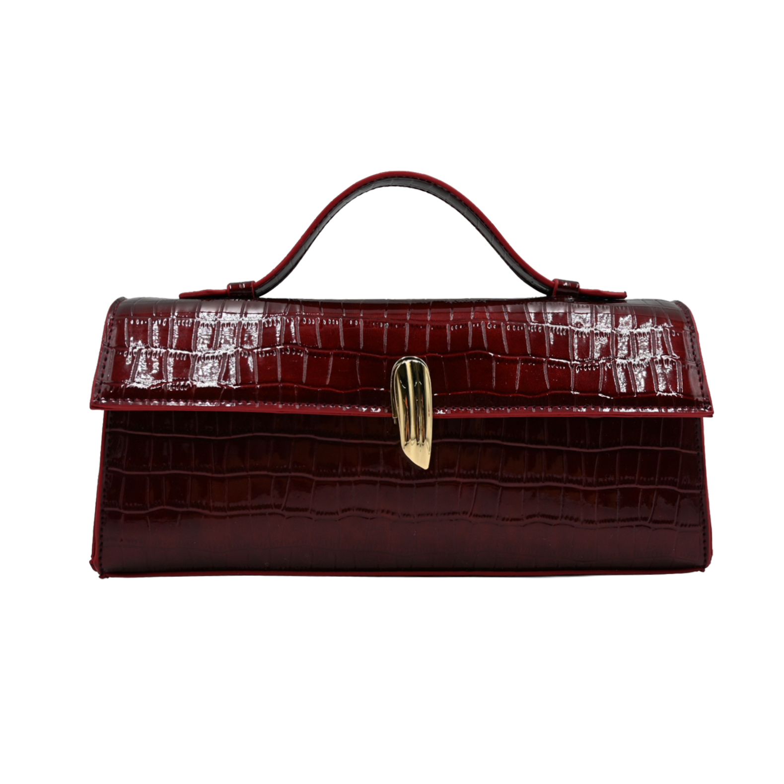 Women's Fashion Crocodile Print Evening Handbag