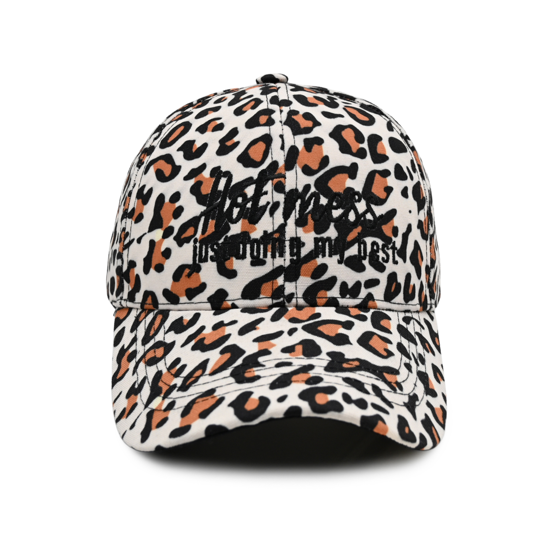 Women's Leopard Print Baseball Cap