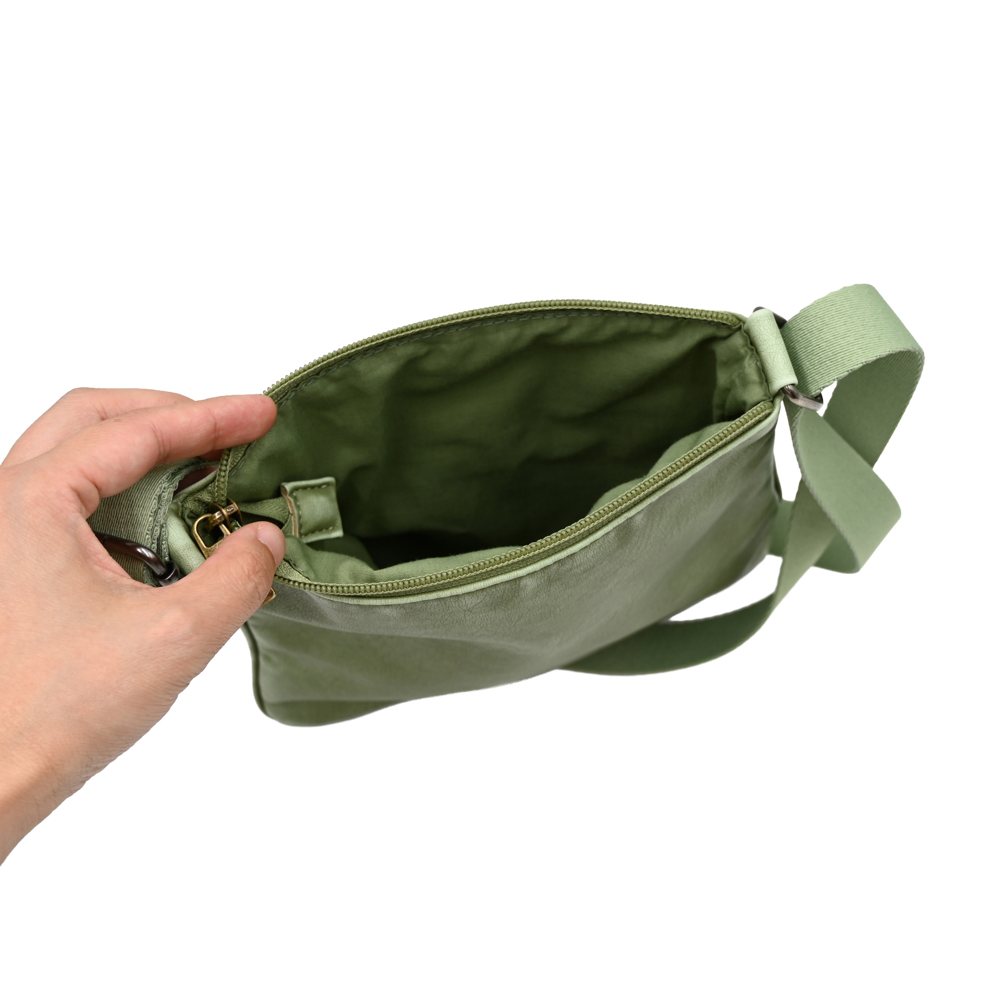 PU Crossbody Bag with Adjustable Strap