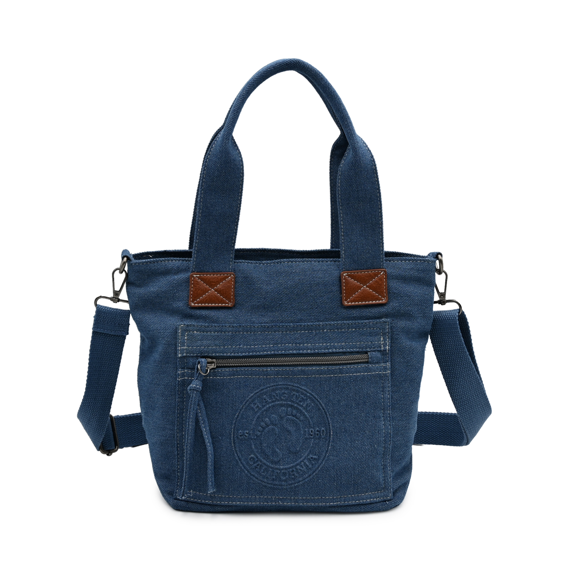 Denim Tote Bag Crossbody Jean Purse