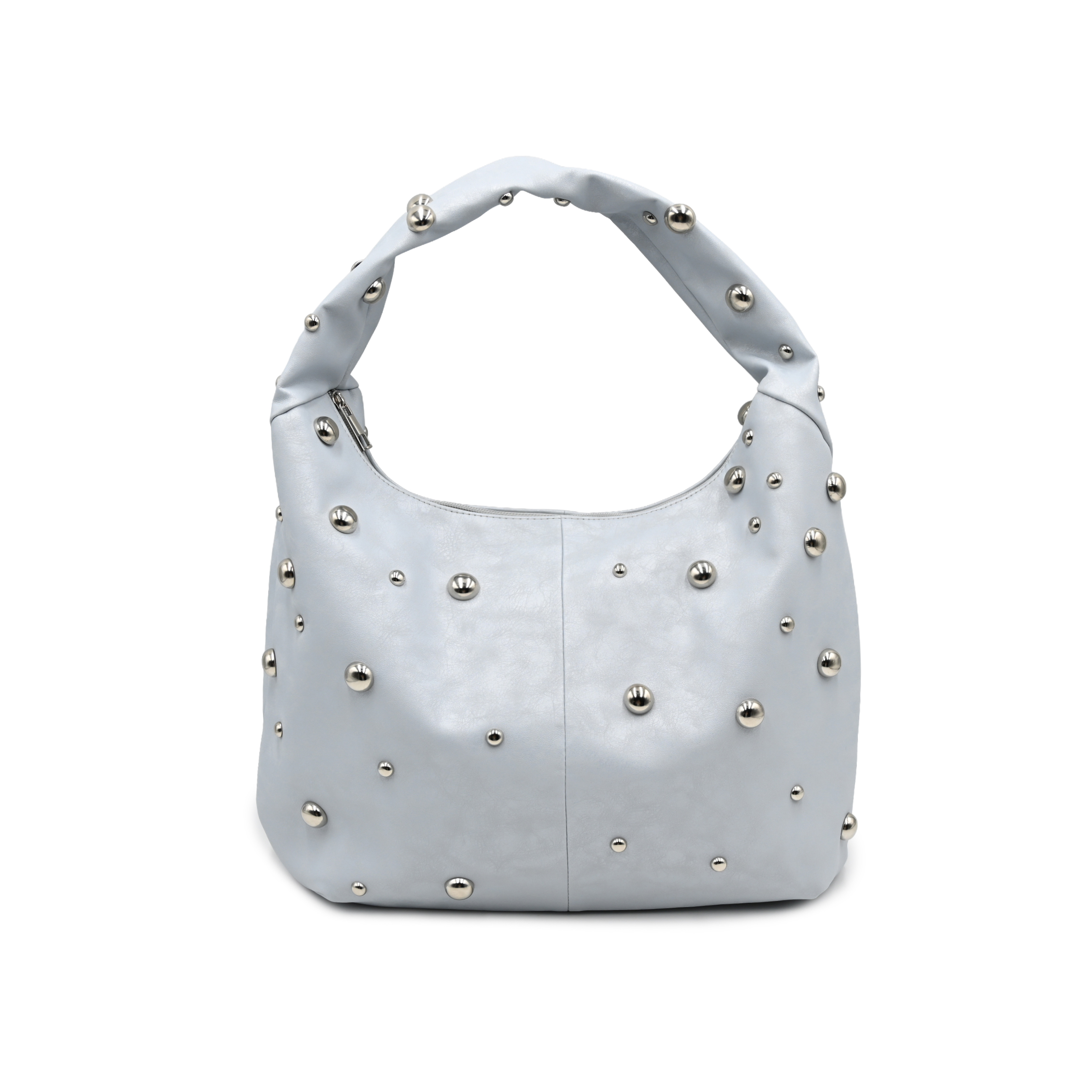 Women's Stud-decorated shoulder bag