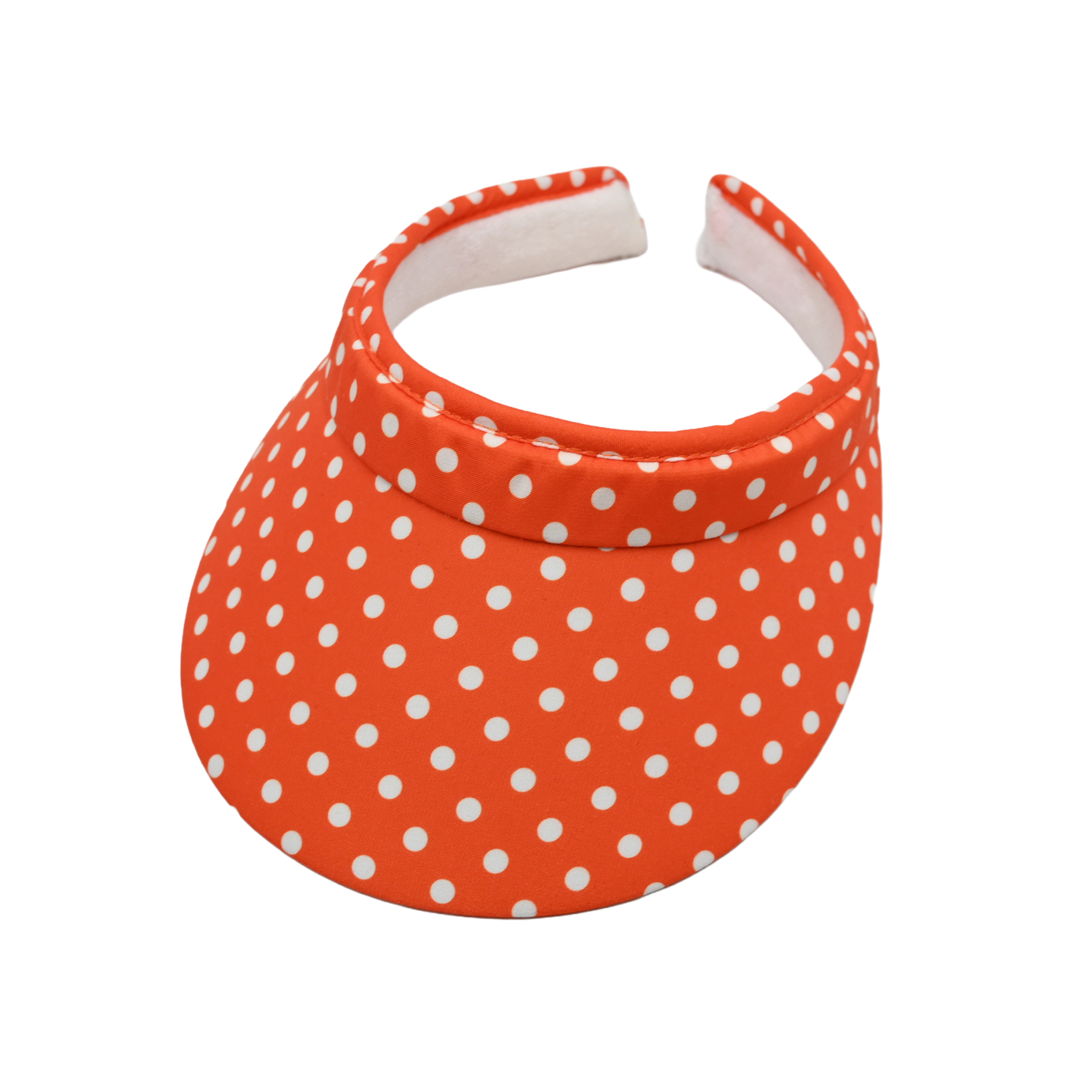 Women's Polka-Dot Sun Hat Clip
