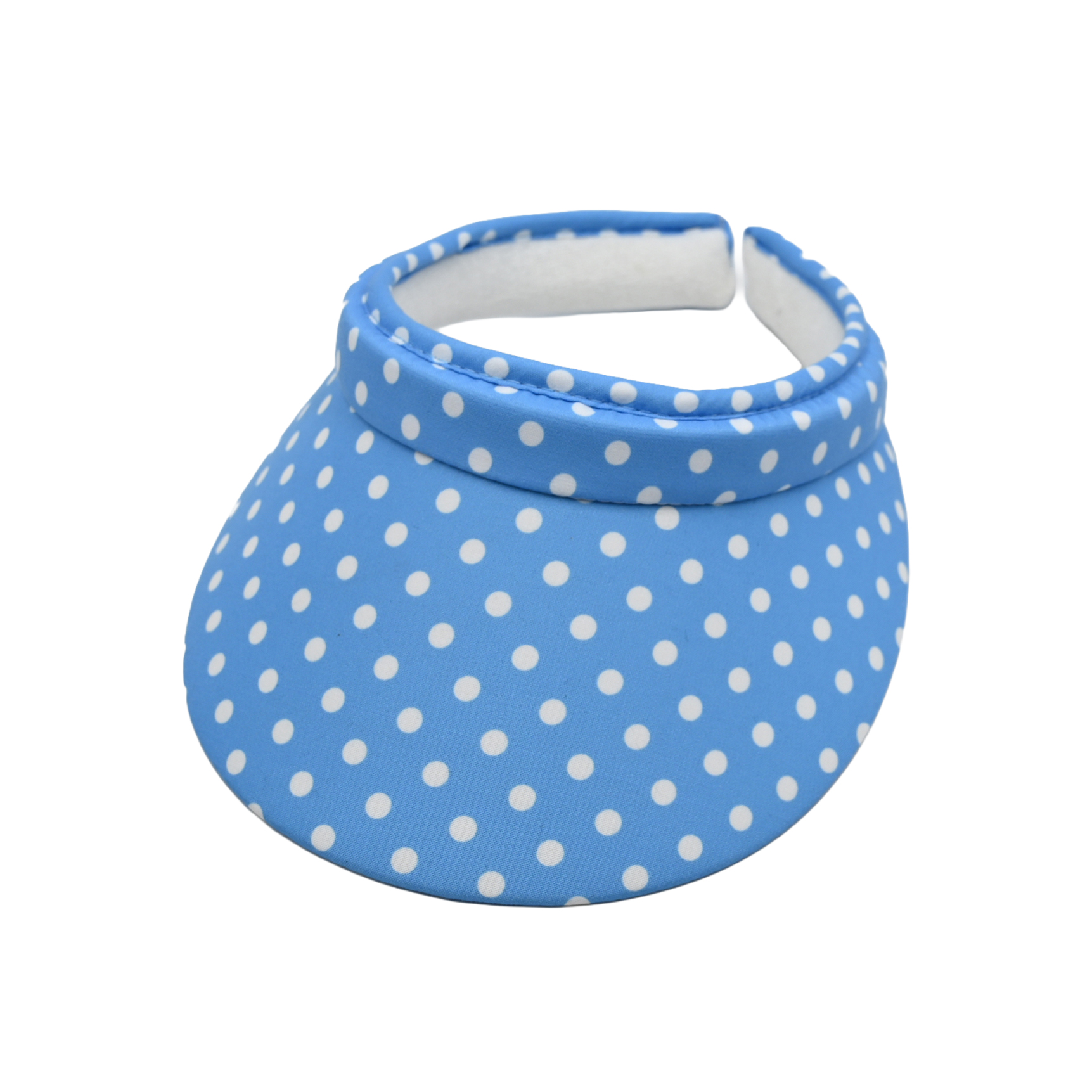 Women's Polka-Dot Sun Hat Clip