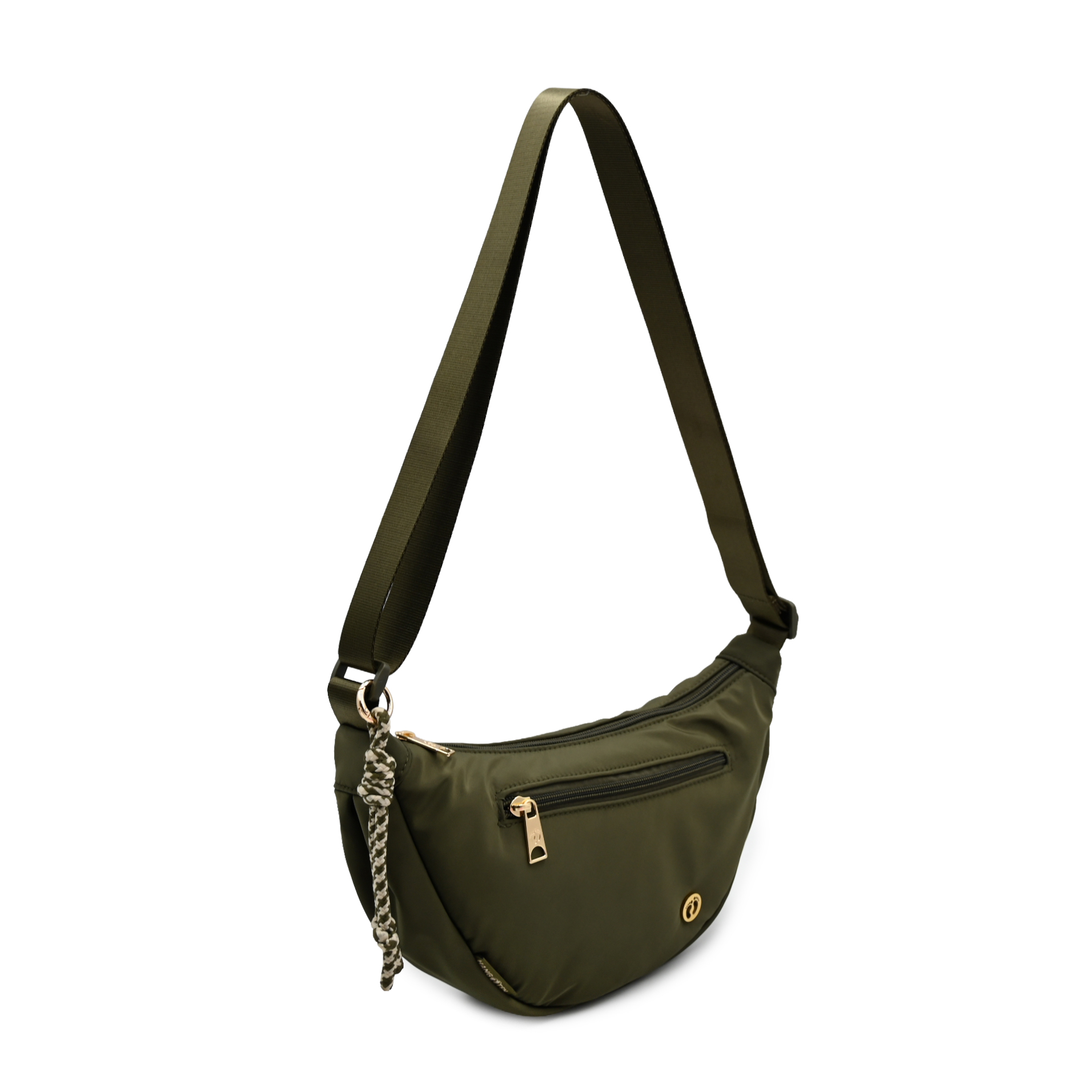 Nylon Crescent Bag Crossbody