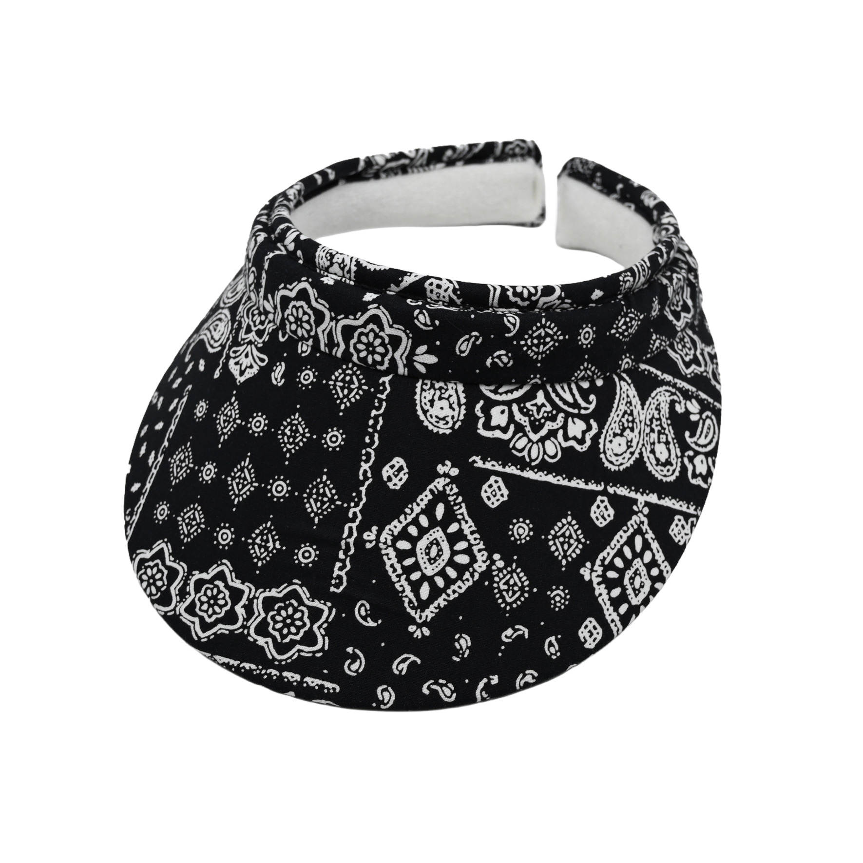 Paisley Printed Sun Hat Clip