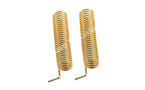 433MHz built-in copper plated spring bent rod small antenna 22mm