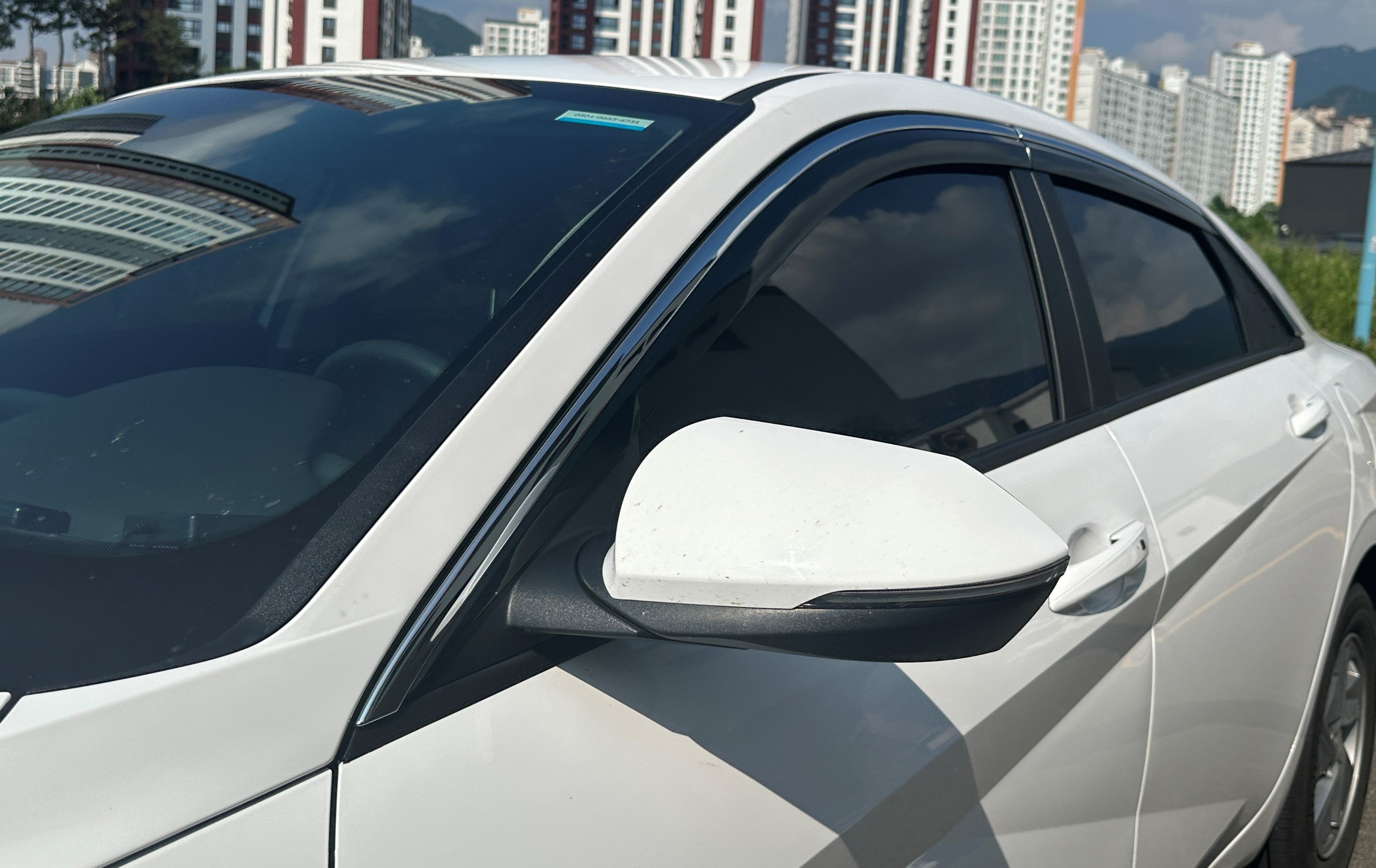 ELANTRA(CN7c) Rain Shield（Electroplate）