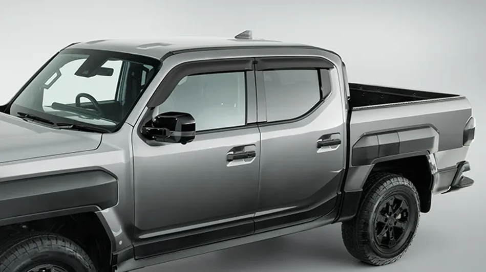 TK(Tasman) Weathershields - Matte Black - Dual Cab