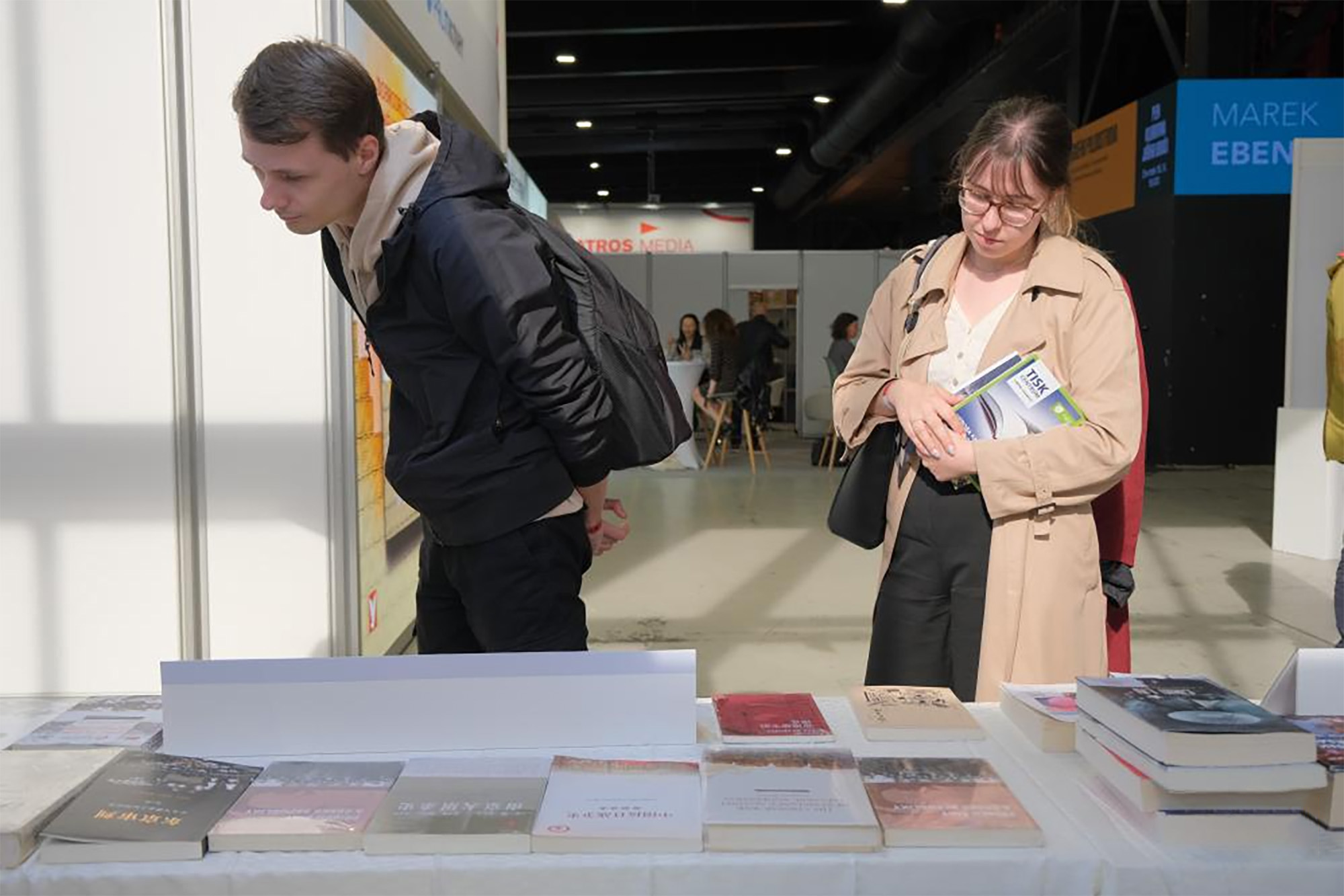 The Chinese booth made its debut at the Prague International Book Fair