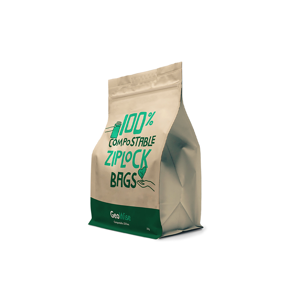 Compostable Flat Bottom Pouch