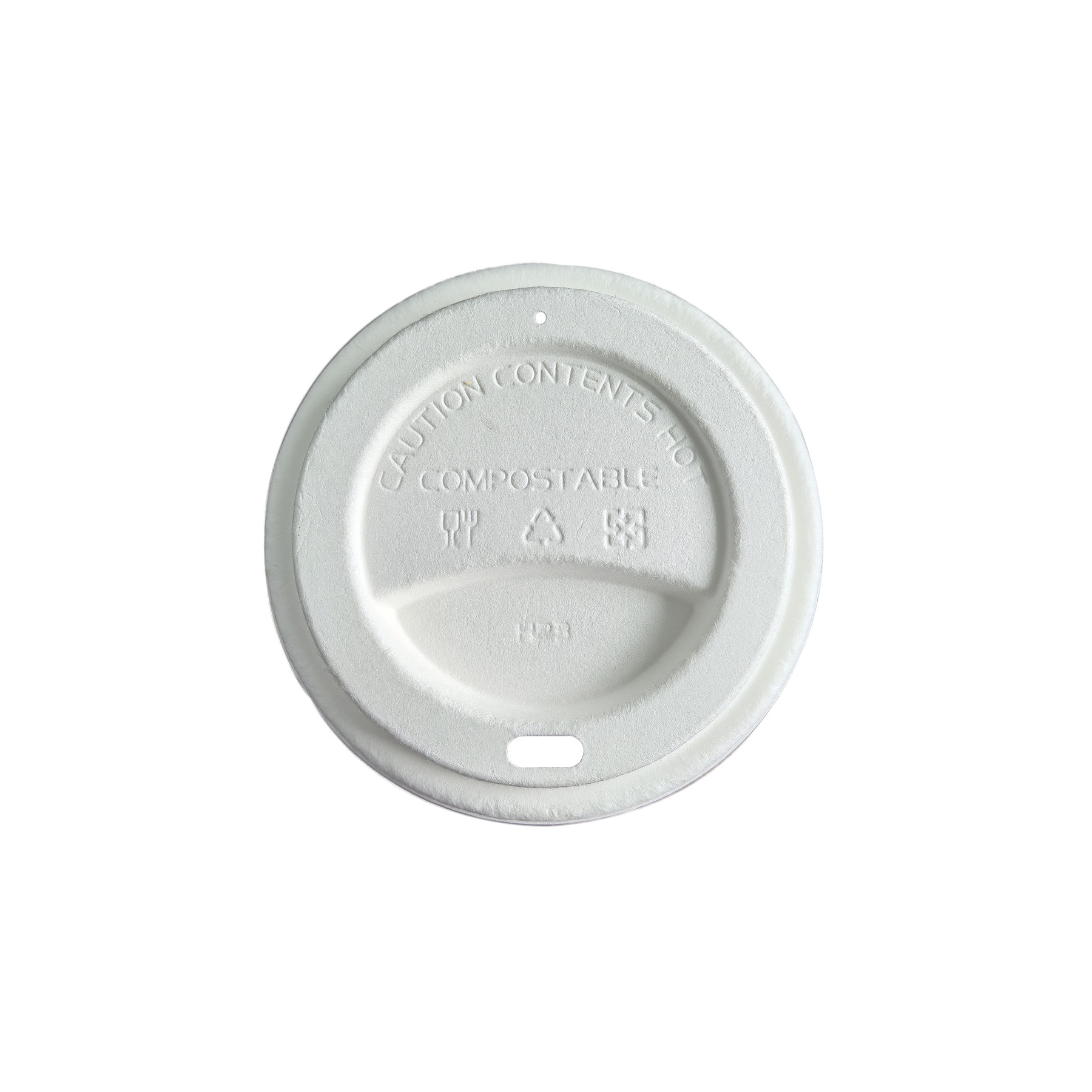 Sugarcane Lids for Coffee Cups