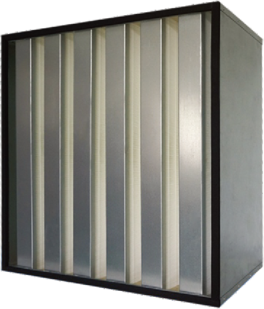 Sub-High Efficiency Particulate Air Filter(V-Type Pleated Metal Frame)