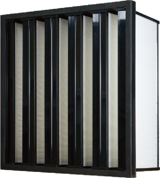 High Efficiency Particulate Air Filter (V-Type Pleated Plastic Frame)