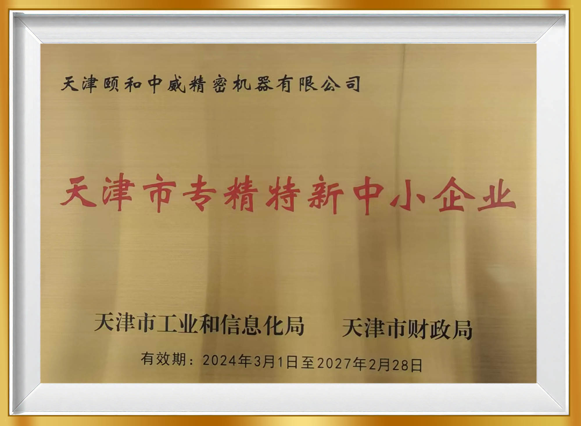 天津市专精特新中小企业