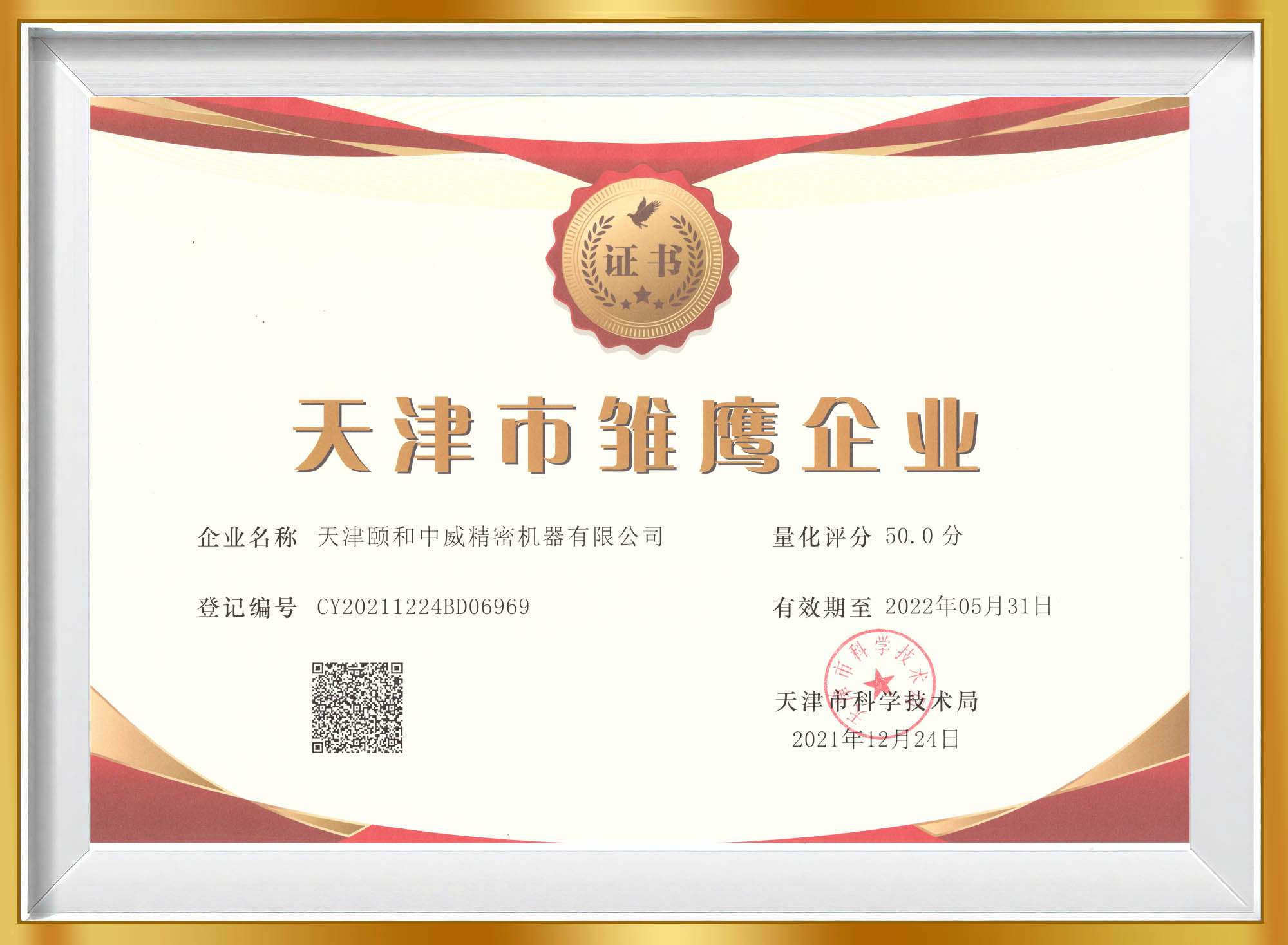 天津市雏鹰企业