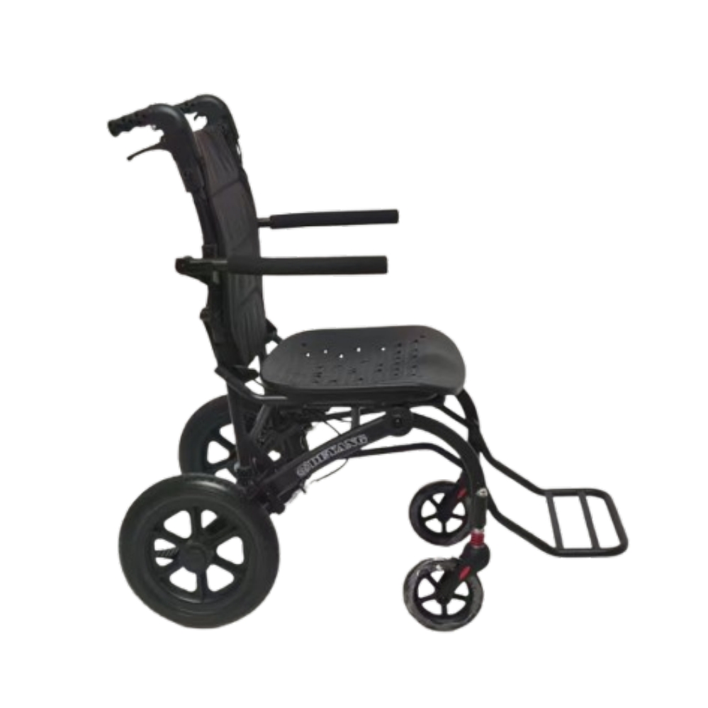 CP-MW108S lightweight transit wheelchair with ergonomic seat