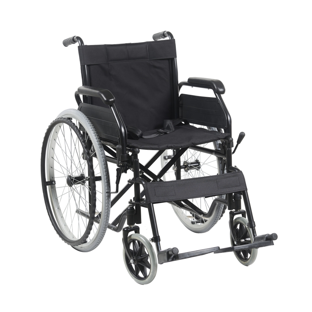CP-MW030 classic manual wheelchair with flip up armrest detachable footrest