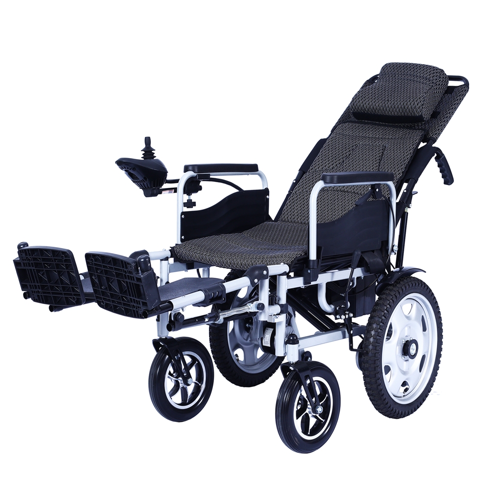 CP-EW013R hydraulic reclining electric wheelchair with lift legrest