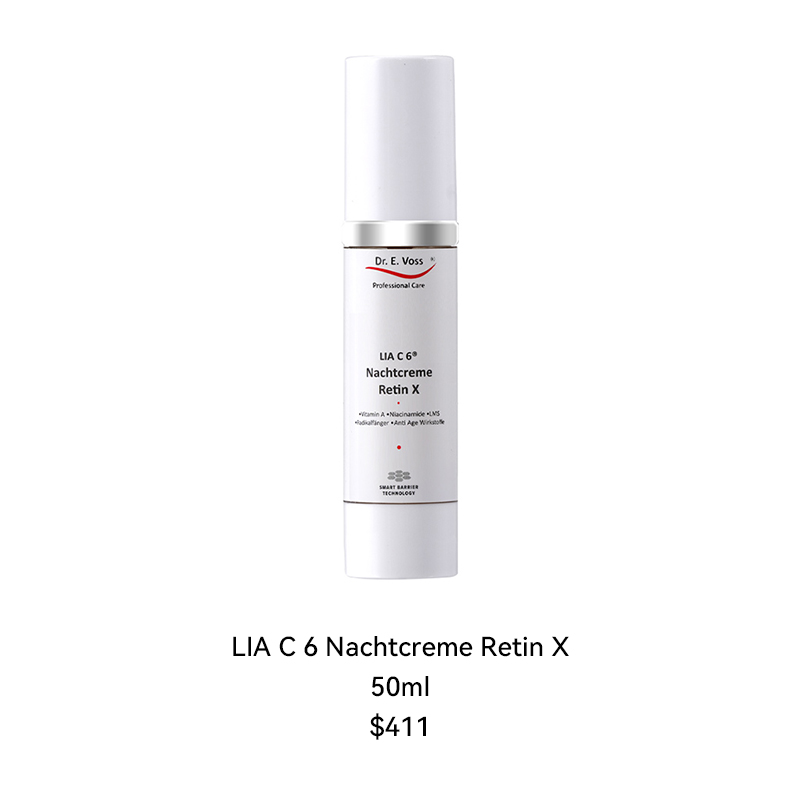LIA C 6 Nachtcreme Retin X50ml$411