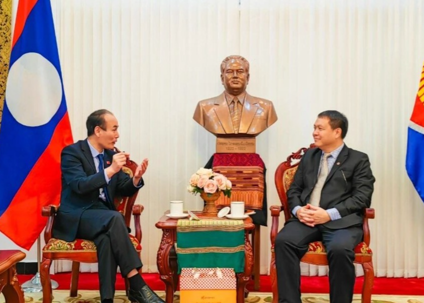 卡利姆茶业走进老挝驻华大使馆