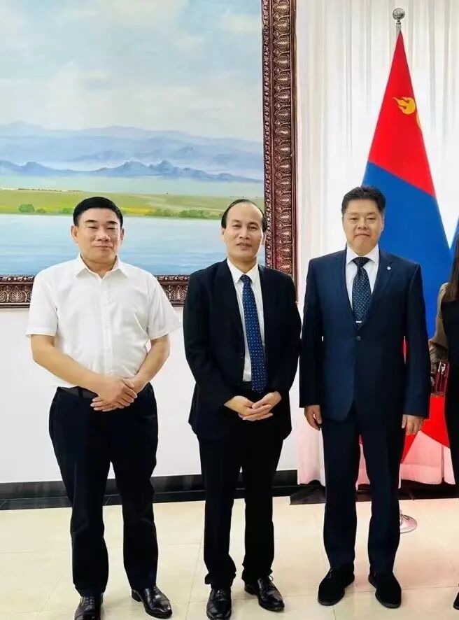 卡利姆茶业走进蒙古驻华大使馆