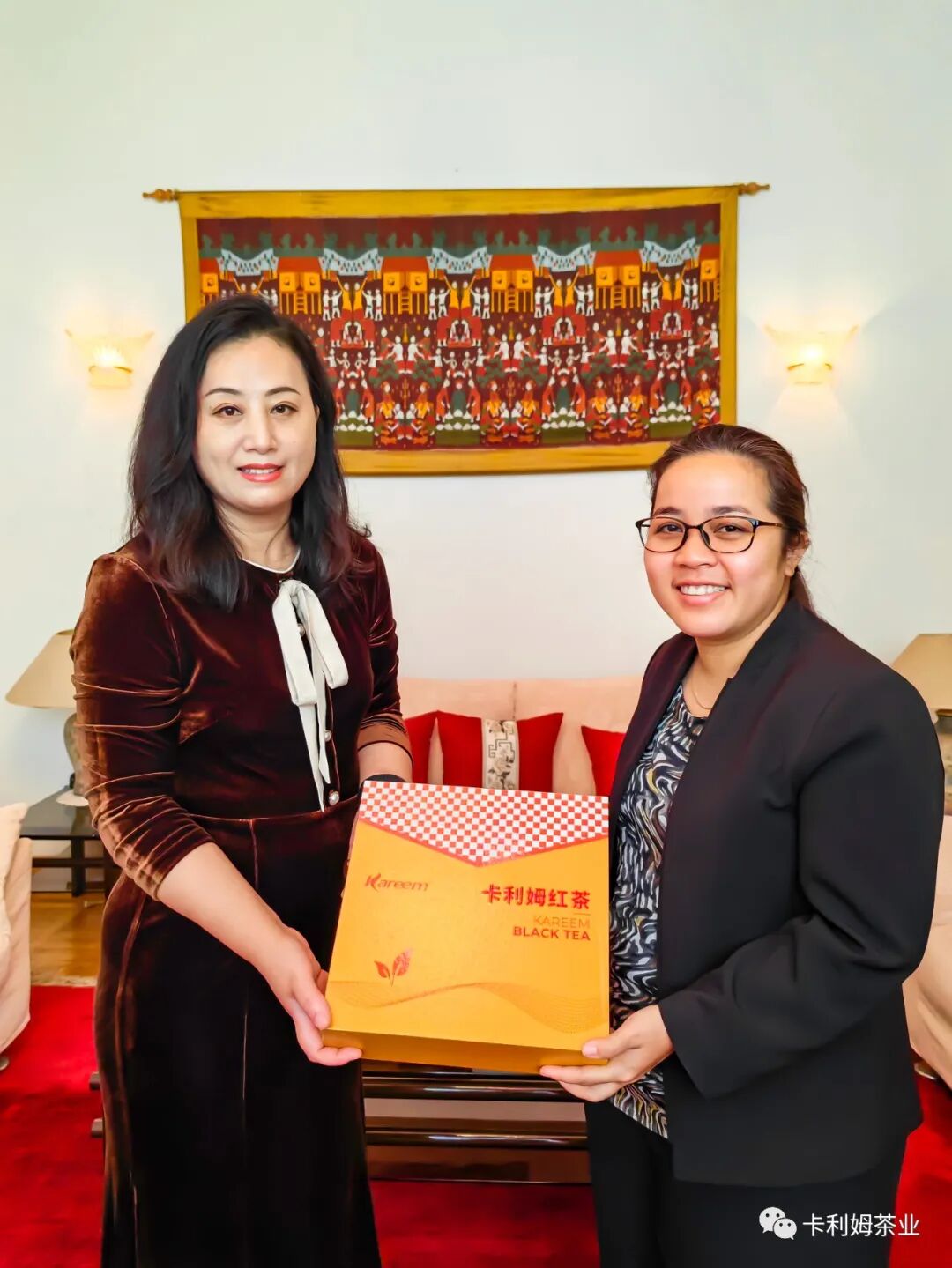 卡利姆茶业走进柬埔寨驻华大使馆
