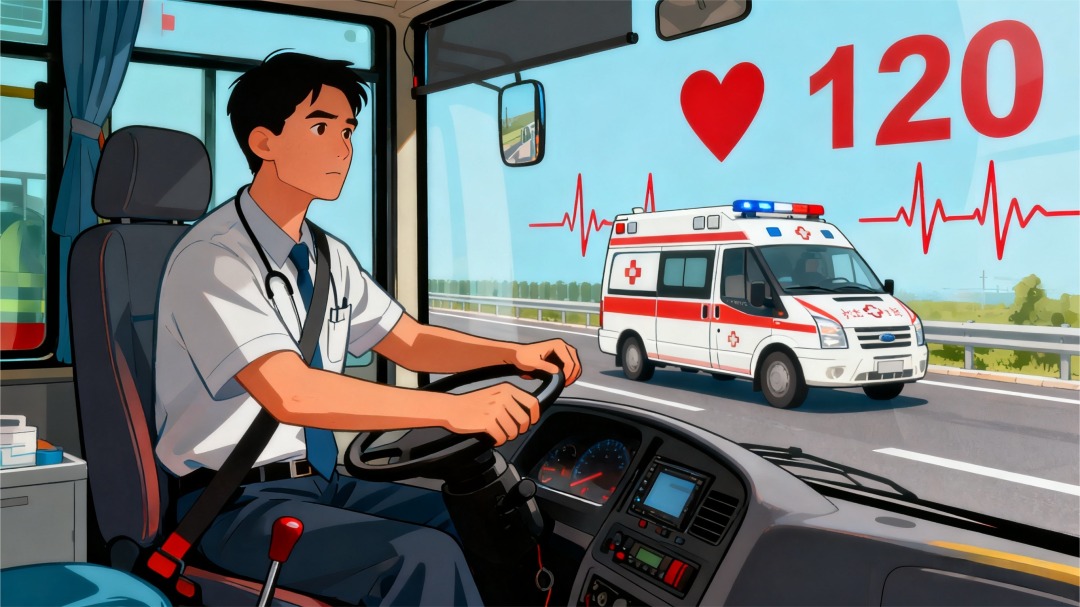 大巴司机突发心梗获救，江汉油田总医院胸痛中心提醒：停车+呼救，别拖延