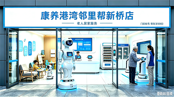 康养港湾邻里帮居家养老服务形象店