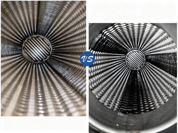 中大型板式换热器清洗对比
采用高频清洗技术对陕西某电厂(发电容量4*660MW)#4&nbsp;&nbsp;机组闭式水板式冷却器(2&times;700m&sup2;)水侧进行了在&nbsp;线高频清洗，清洗后该设备的端差明显改善，迎峰度夏进水阀门开度由100%降到45%,清洗效果非常明显。