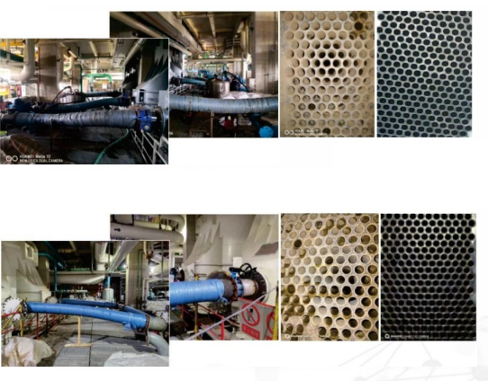 河南某630MW闭式循环机组凝汽器清洗前后对比
&nbsp;