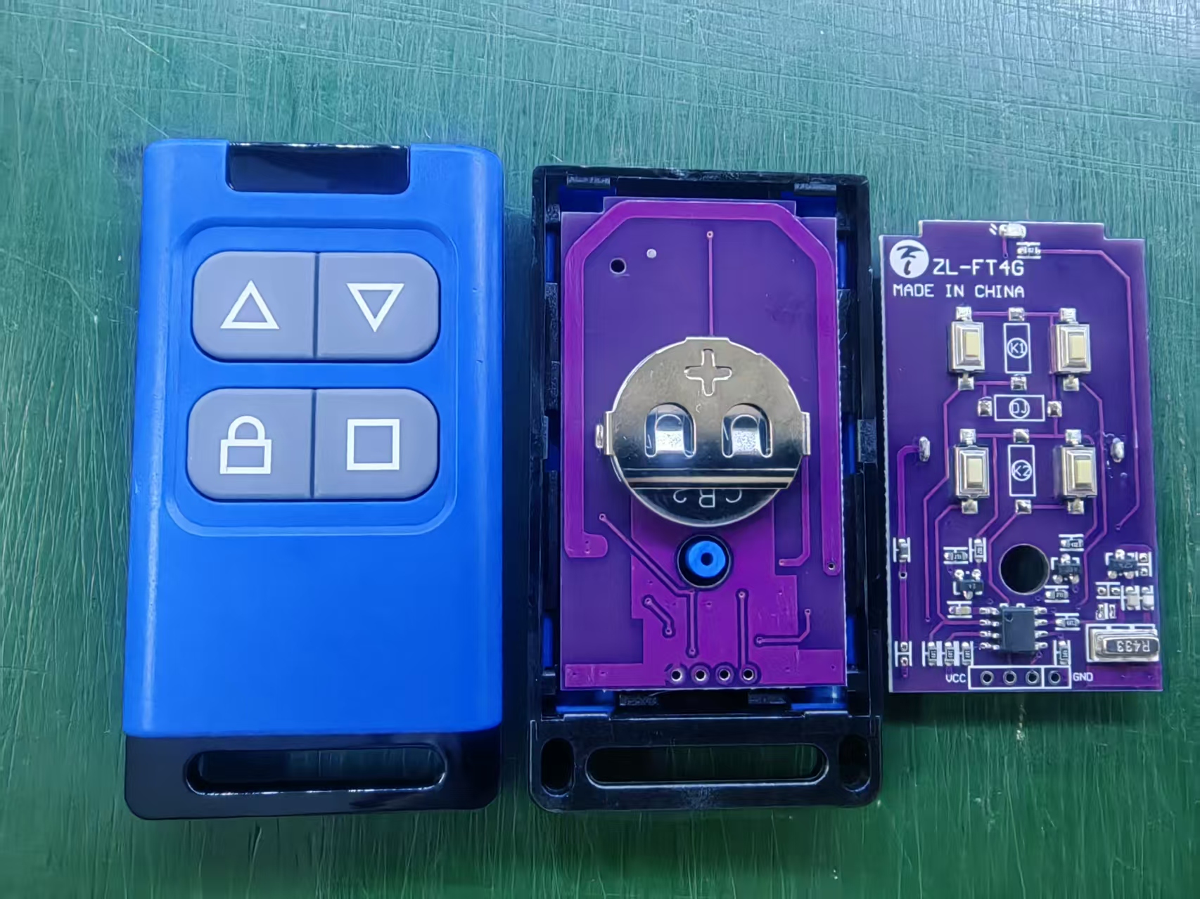 滚动码方糖遥控器ZL-FT4G