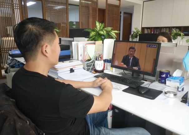 北京大鸾翔宇慈善基金会党支部集中收看 纪念辛亥革命110周年大会