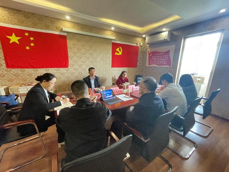 北京市行业协会商会综合党委领导莅临 北京市扶贫济困领域基金会第一联合党委考察指导