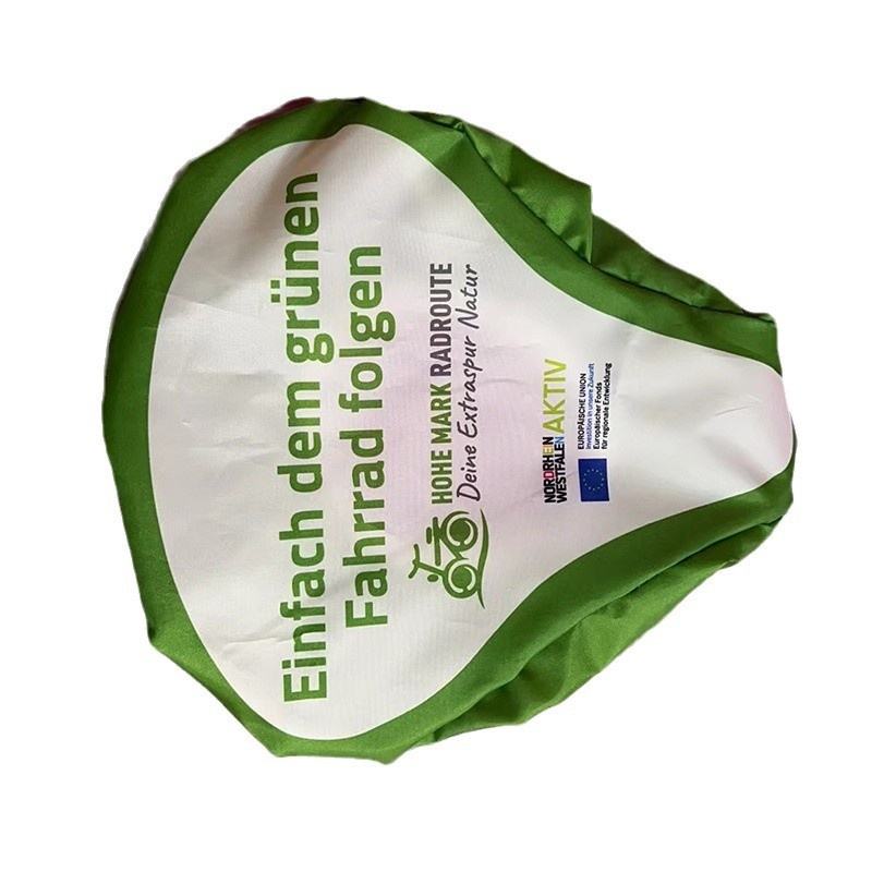 Customizable Logo RPET Recycled 210D Eco-Friendly Waterproof Bicycle Seat Cover Protective Cycling Cover made Road Bicycles