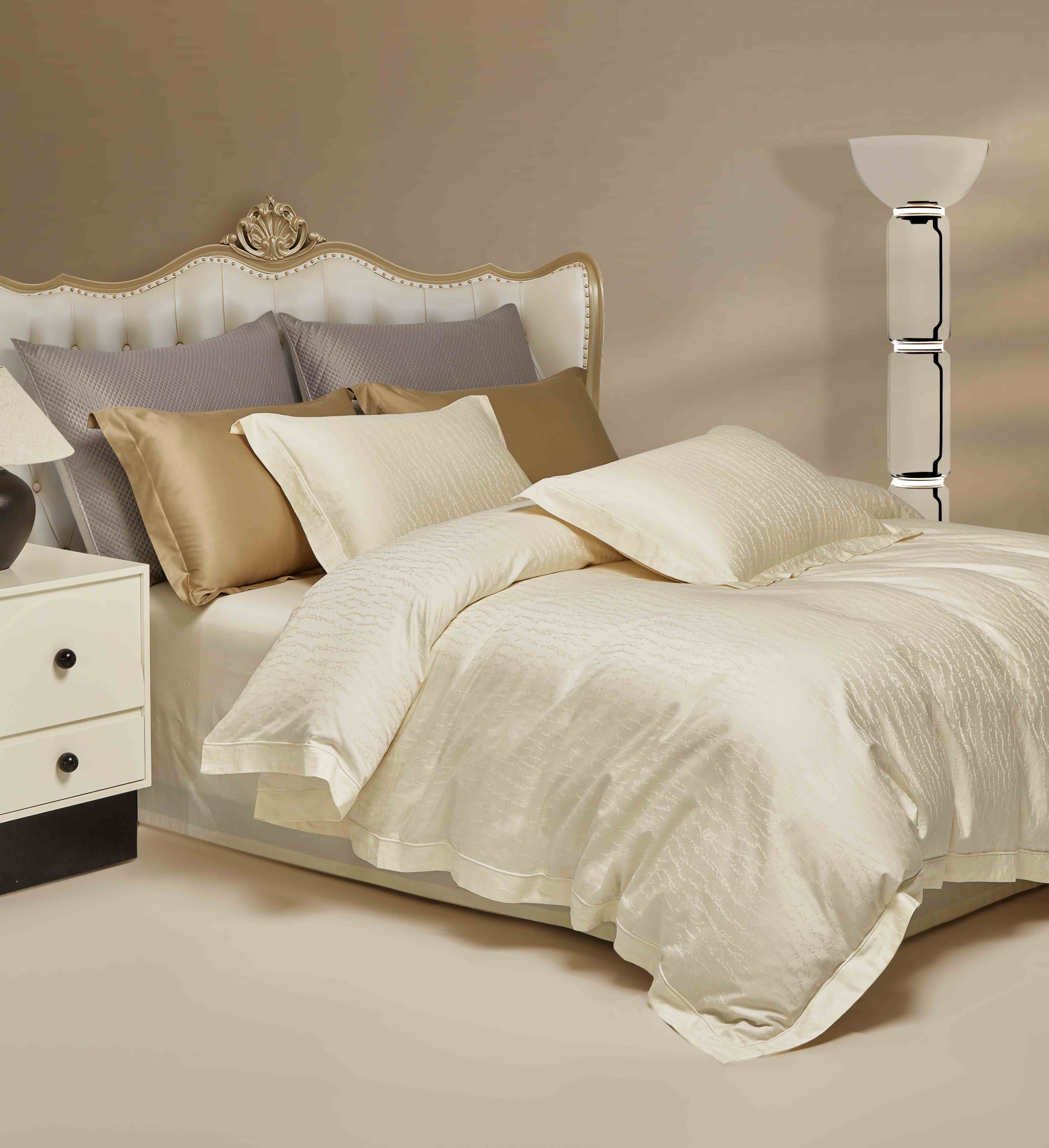 恒卓菲--淡黄-抽象城